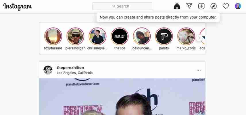 Přidávání příspěvků na Instagram z počítače? Zřejmě již velmi brzy